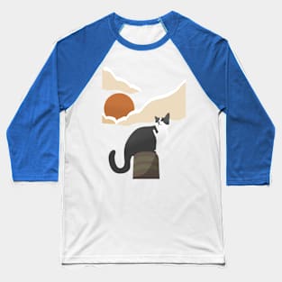 cat post Baseball T-Shirt